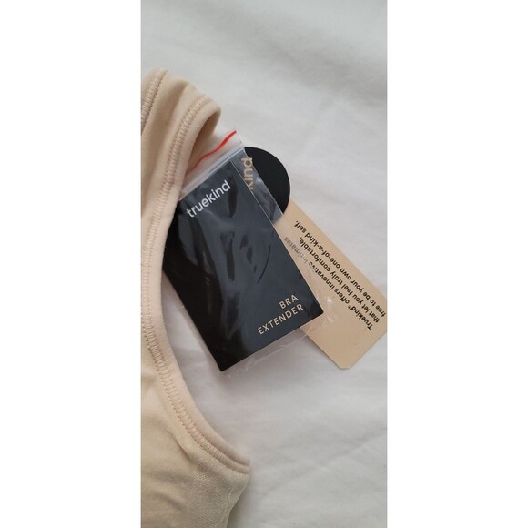 Truekind Womens Sz L Daily Comfort Wireless Shaper Bra w/ Extender Nude 10022 - Picture 2 of 13